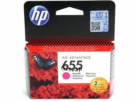 HP 655 Magenta Original Ink Advantage Cartridge