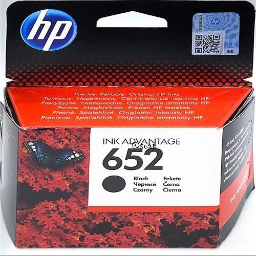 HP 652 Black Original Ink Advantage Cartridge