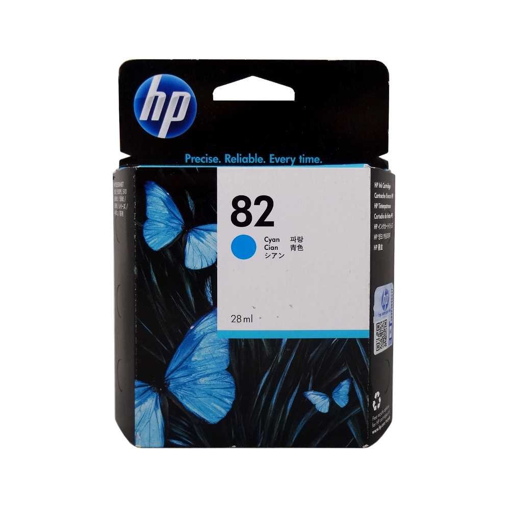 HP 82 28-ml Cyan DesignJet Ink Cartridge (CH566A)