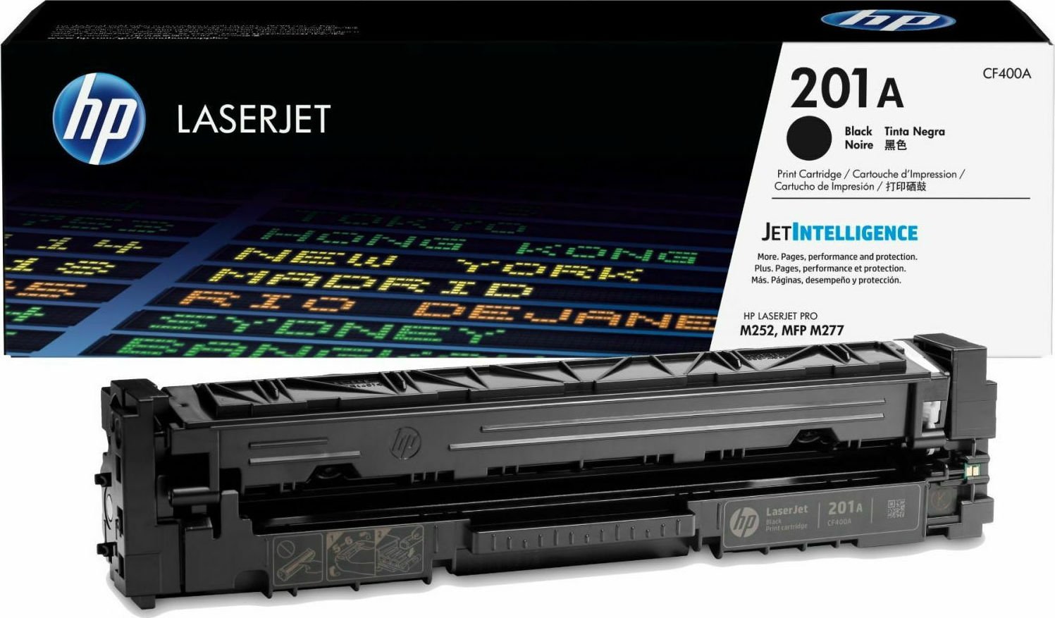 HP 201A Black Original LaserJet Toner Cartridge (CF400A)