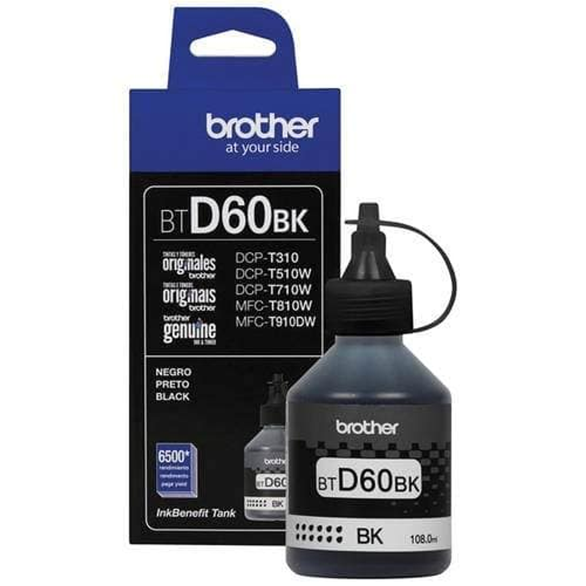 Brother BT-D60 BK Black Ink Bottle Original
