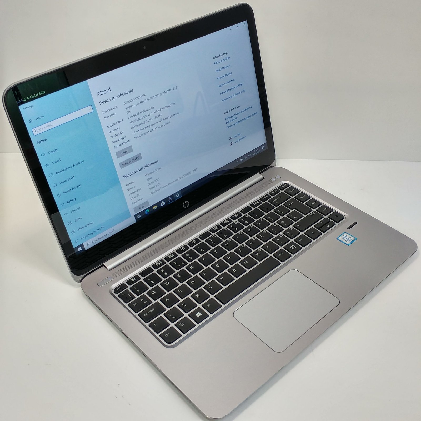 HP EliteBook 1040 G3 Laptop Intel® Core™ i7-6500U 8 GB DDR4-SDRAM 256 GB SSD Windows 10 Pro
