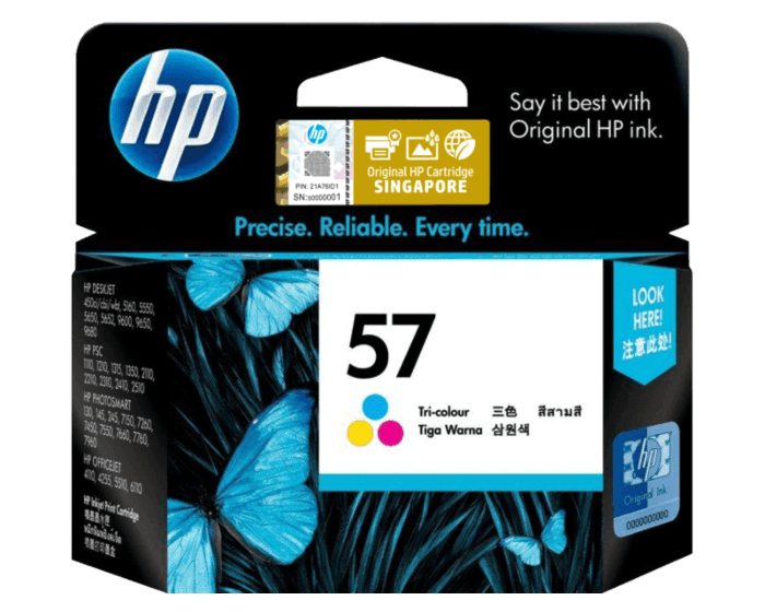 HP 57 Tri-color Original Ink Cartridge