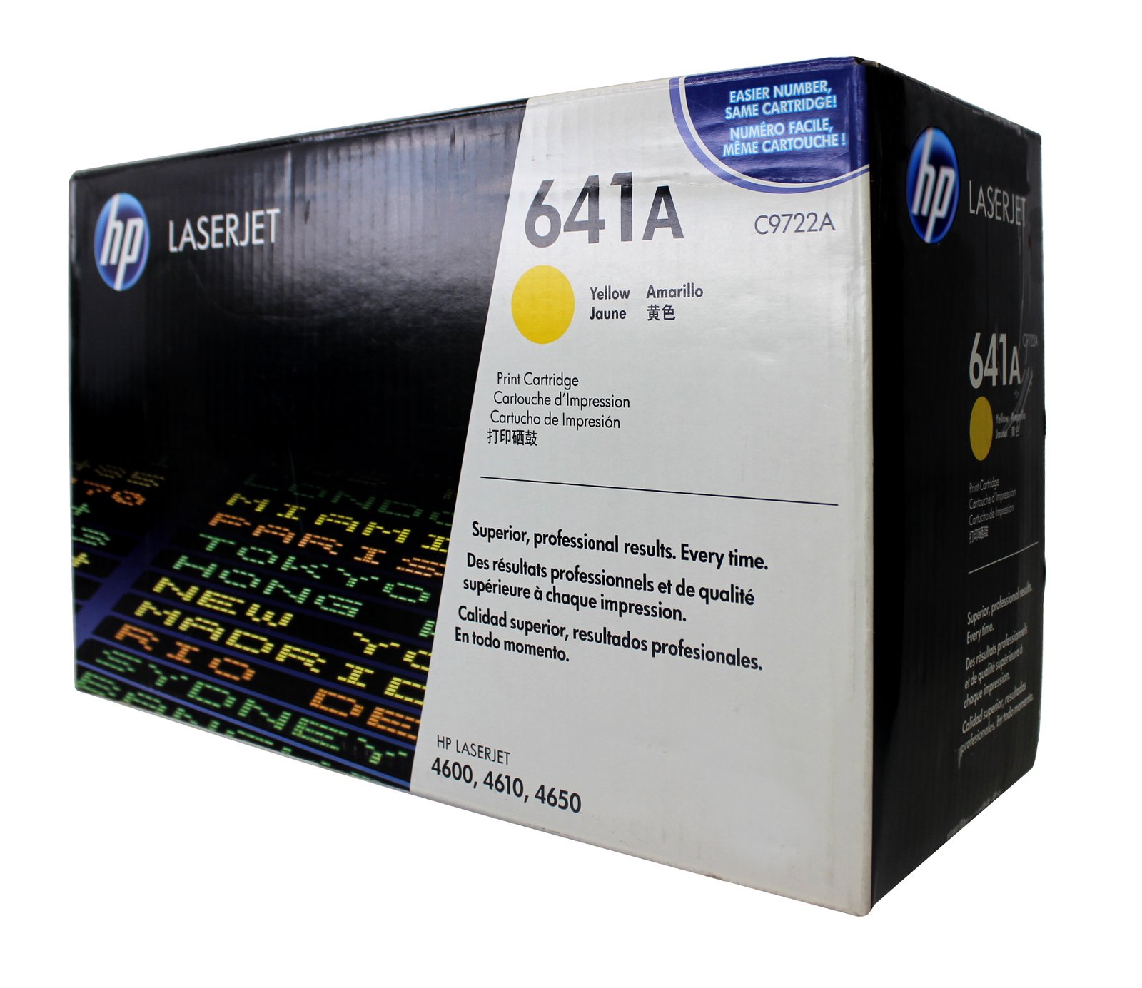 HP 641A Yellow Original LaserJet Toner Cartridge (C9722A)