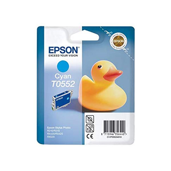 Epson T0552 Cyan Ink Cartridge