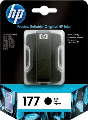 HP 177 Black Original Ink Cartridge (C8721HE)