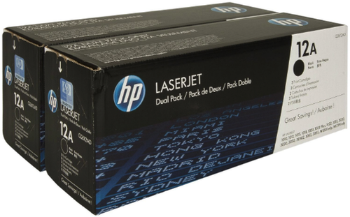 HP 12A Black Original LaserJet Toner Cartridges (Q2612A)