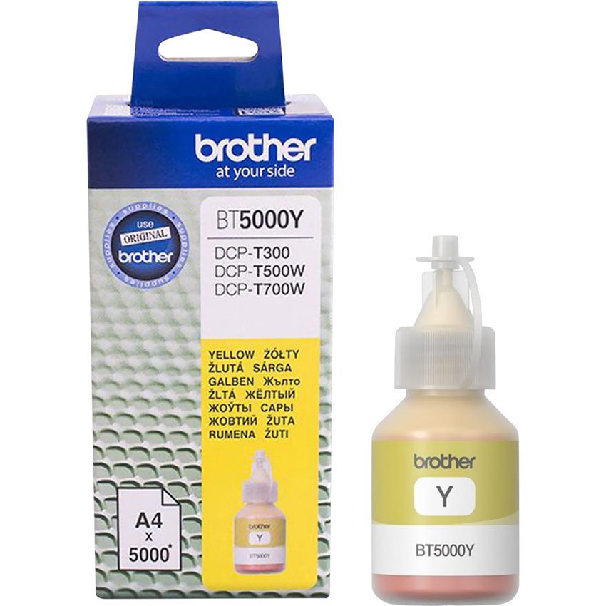 Brother BT5000Y Yellow Ink Bottle