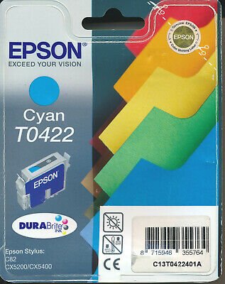 Epson T0422 Cyan Original Ink Cartridge