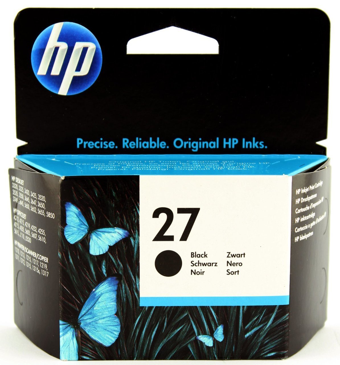 HP 27 Black Original Ink Cartridge (C8727AE)