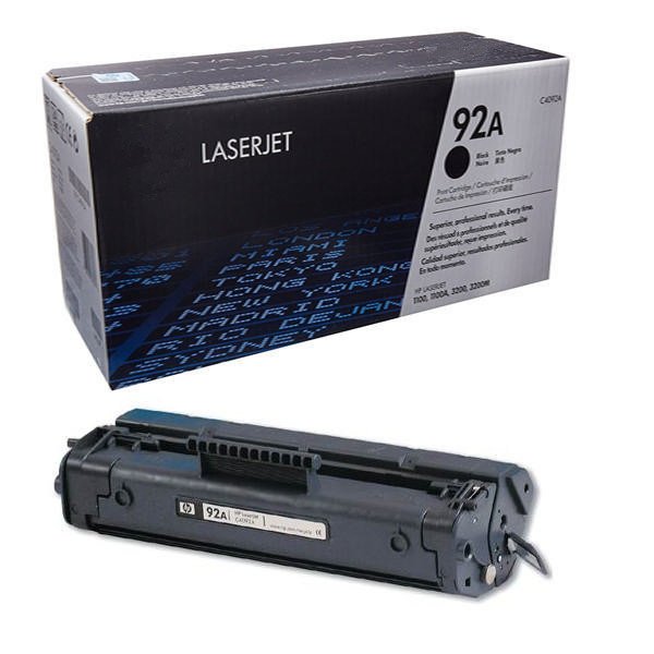HP 92A Black Original LaserJet Toner Cartridge (C4092A)