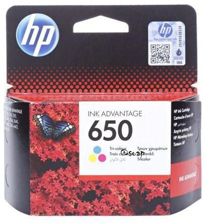 HP 650 Tri-color Original Ink Advantage Cartridge