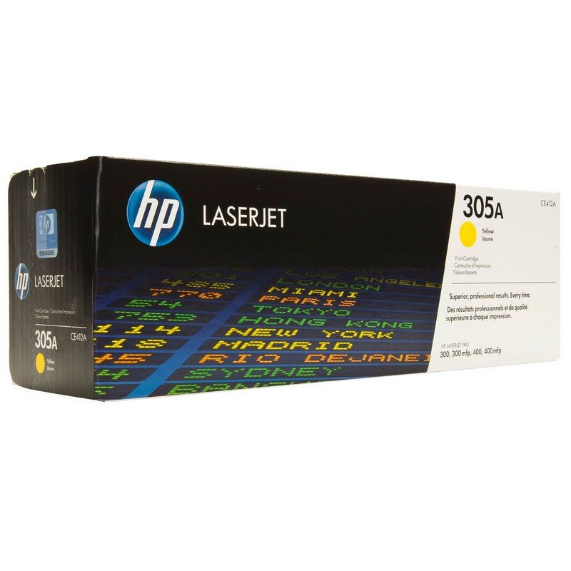 HP 305A (CE412A) Yellow Original LaserJet Toner Cartridge