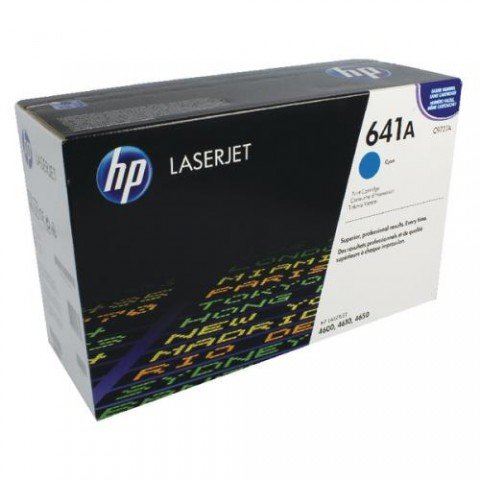 HP 641A Cyan Original LaserJet Toner Cartridge (C9721A)