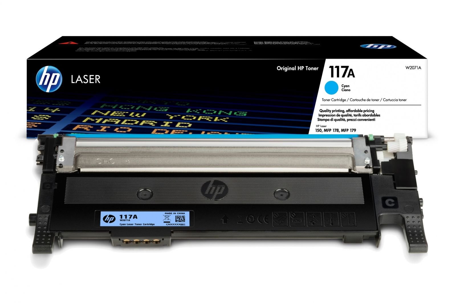 HP 117A Cyan (W2071A) Original Laser Toner Cartridge