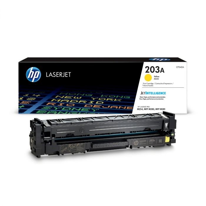 HP 203A Yellow (CF542A) Original LaserJet Toner Cartridge