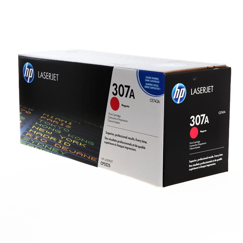 HP 307A Magenta Original LaserJet Toner Cartridge (CE743A)