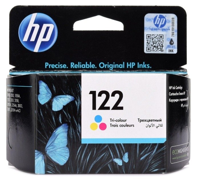 HP 122 Tri-color Original Ink Cartridge