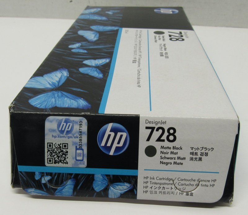 HP 728 300-ml Matte Black DesignJet Ink Cartridge