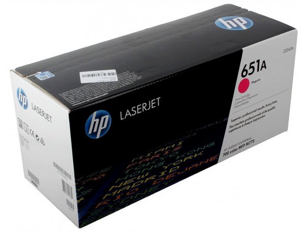 HP 651A Magenta Original LaserJet Toner Cartridge (CE343A)