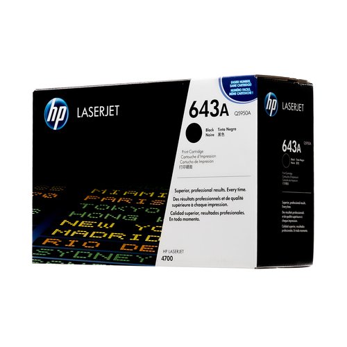 HP 643A Black (Q5950A) Original LaserJet Toner Cartridge