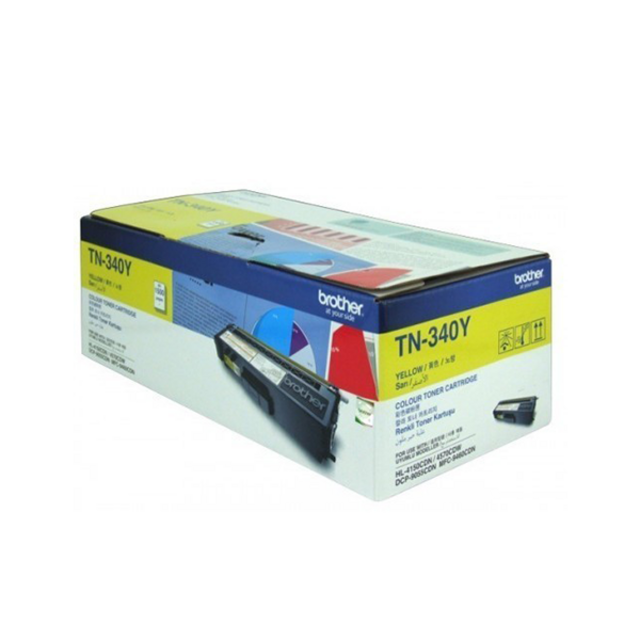 Brother TN-340Y Yellow Toner Cartridge