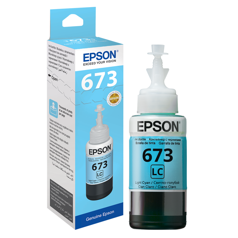 Epson T6735 Light Cyan Ink Bottle 70ml