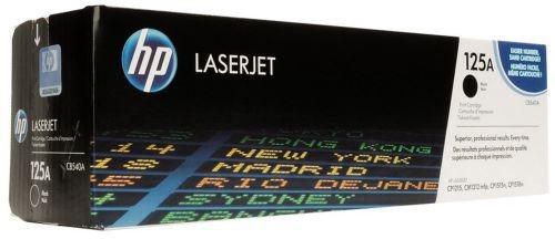 HP 125A Black Original LaserJet Toner Cartridge (CB540A)