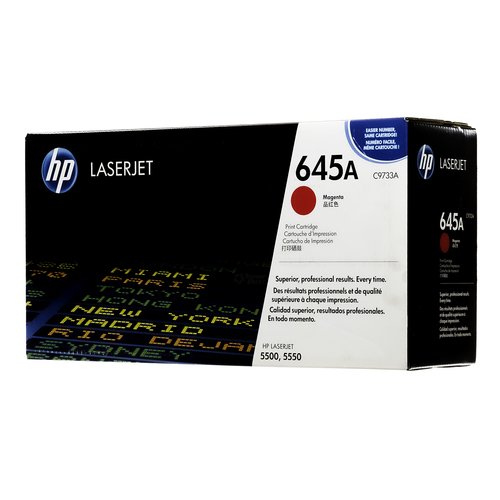 HP 645A Magenta Original LaserJet Toner Cartridge (C9733A)