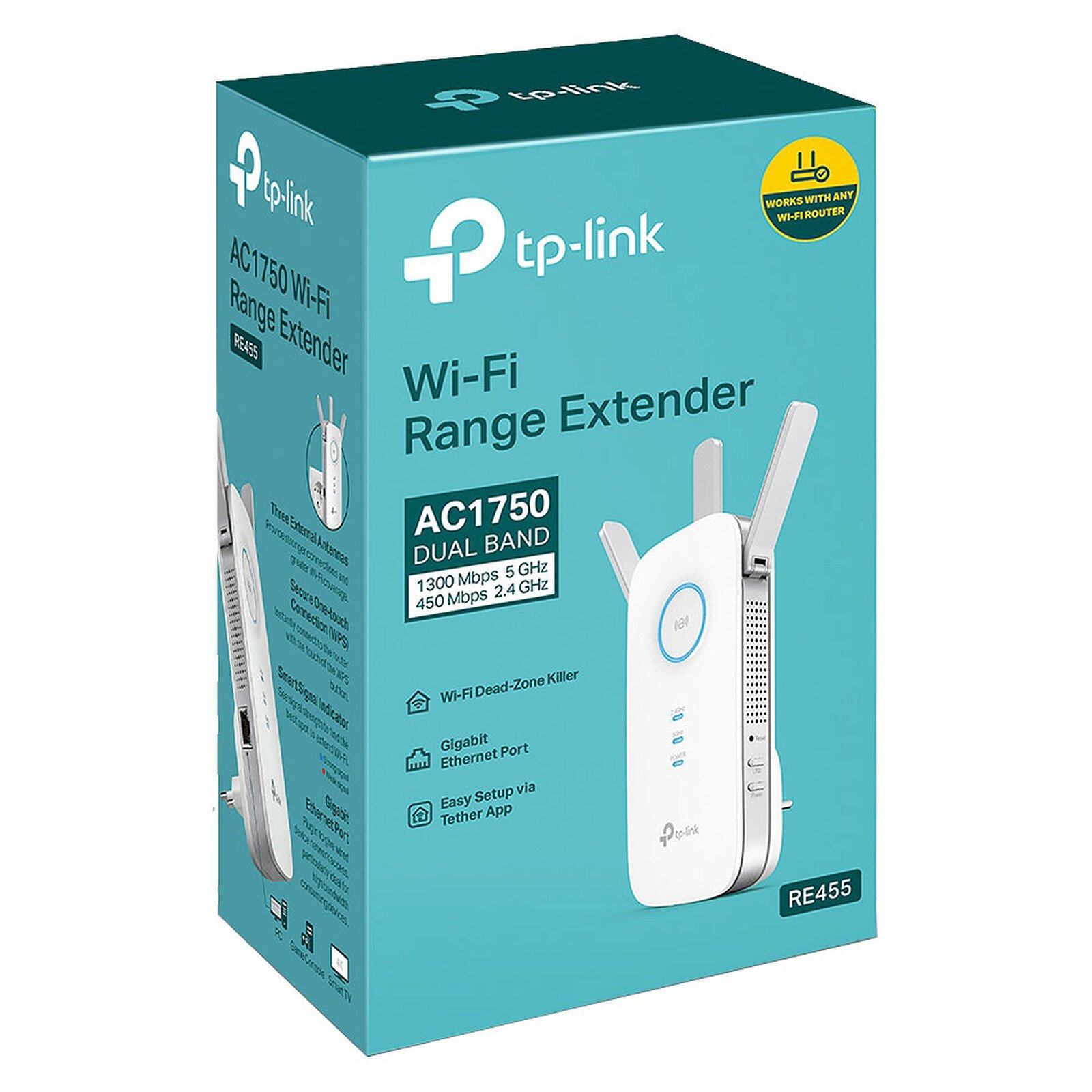 TP-Link RE450 AC1750 Wi-Fi Range Extender TL-RE450