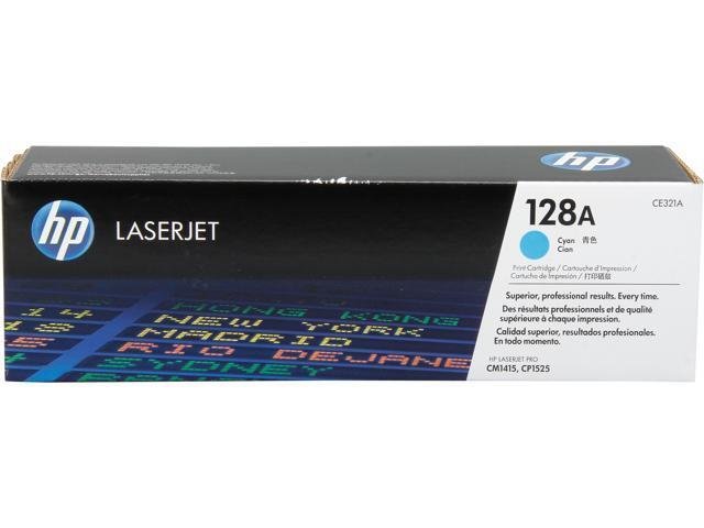 HP 128A Cyan (CE321A) Original LaserJet Toner Cartridge