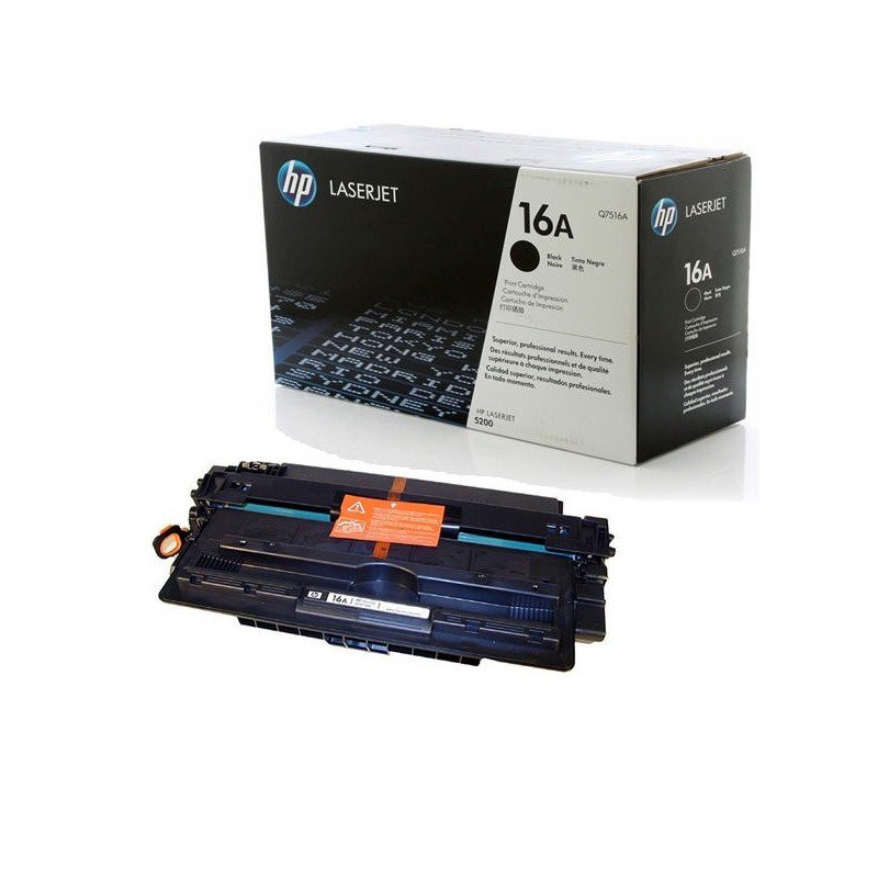HP 16A Black Original LaserJet Toner Cartridge (Q7516A)