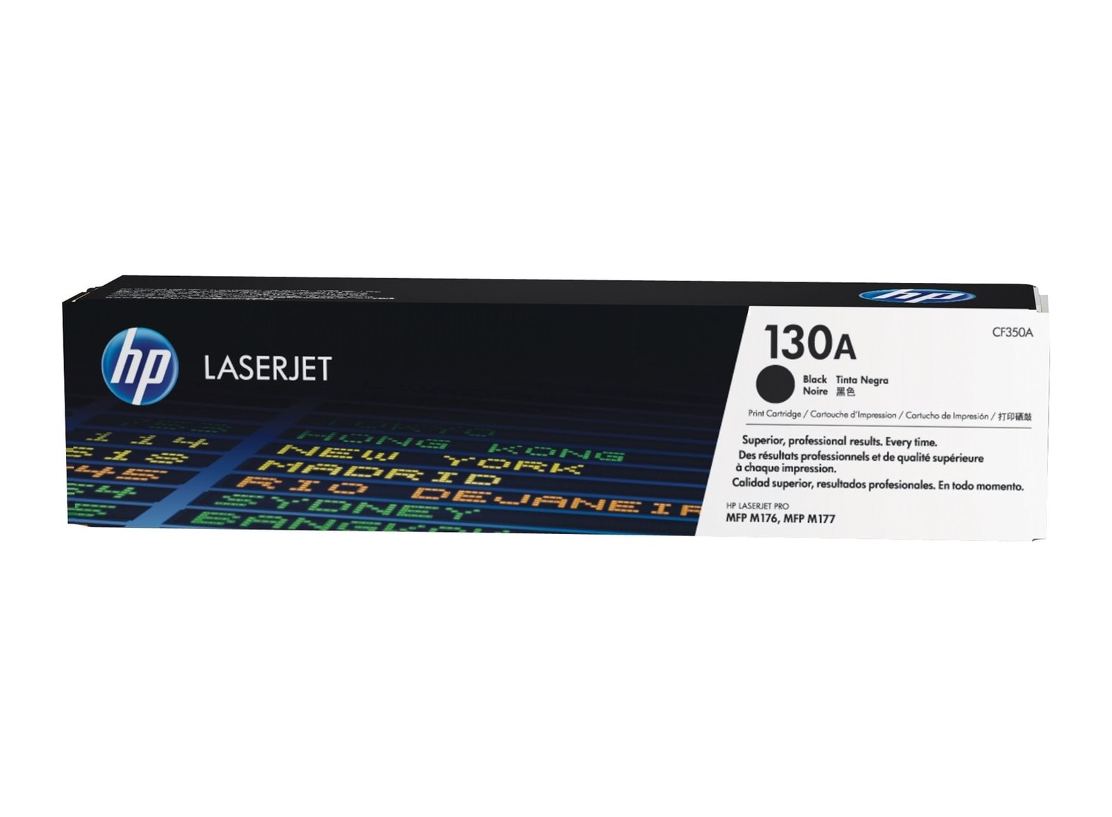 HP 130A Black Original LaserJet Toner Cartridge (CF350A)