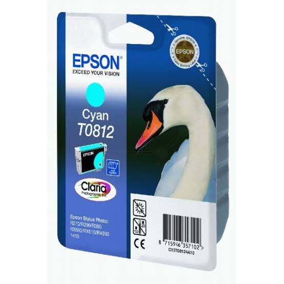 Epson T0812 Cyan Ink Cartridge (High Capacity)