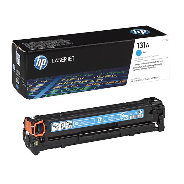 HP 131A Cyan Original LaserJet Toner Cartridge (CF211A)